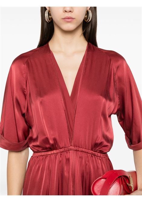 Clay red silk maxi dress Forte Forte - women FORTE FORTE | 135843083
